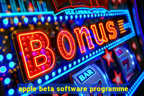 apple beta software programme